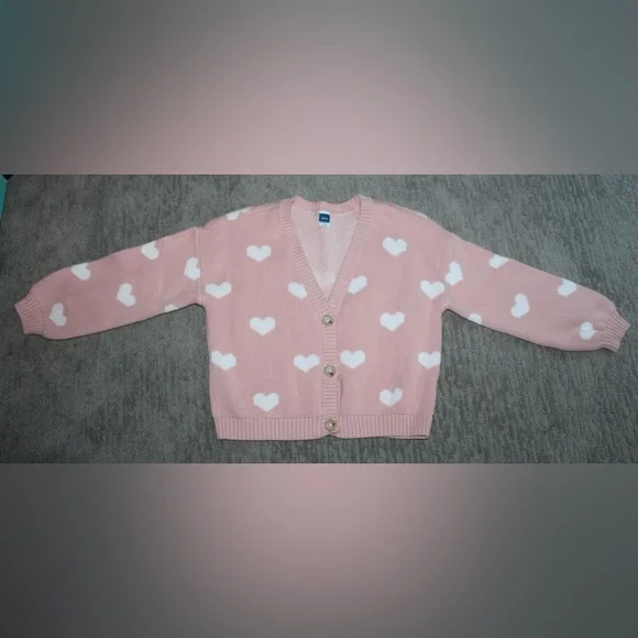 Girls Old Navy Pink Cardigan - Picture 3 of 6